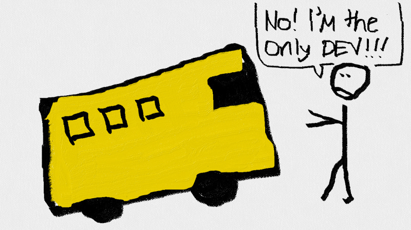 Startups need a bus factor